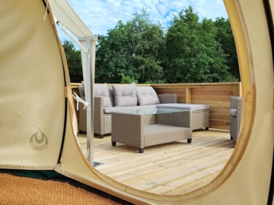 Glamping tent