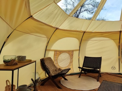 Glamping tent