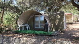 Accommodation - Coco Sweet 1 Double Bed + 2 Single Beds - Camping Le Moulin à Vent