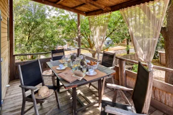 Mietunterkunft - Lodge - Camping Au Paradis des Campeurs