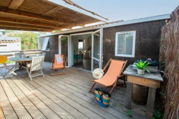Mietunterkunft - Mobilhome Silva - Behindertengerecht - Camping Au Paradis des Campeurs