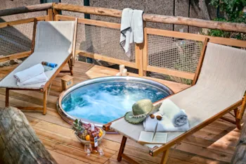 Mietunterkunft - Lodge Océan - Camping Au Paradis des Campeurs