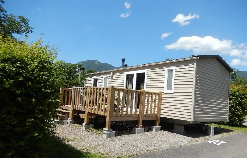 Mietunterkunft - Mobilheim Komfort - Camping Les Genêts