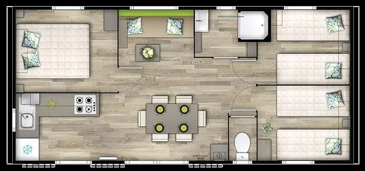 Bahia  - 3 Chambres - Très Grand Emplacement Privé