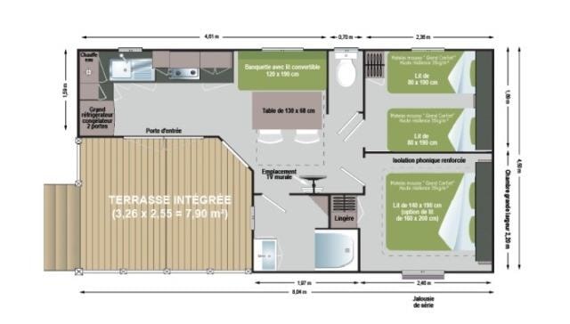 Soleo - 2 Chambres - Inedit : Terrasse Pouvant Entièrement Se Fermer Via Des Baies Coulissantes !