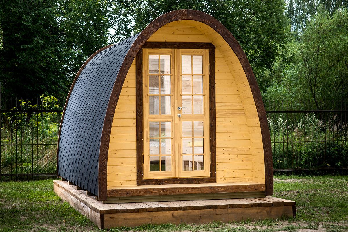 Accommodation - Wooden Cabin Pod - Camping Ferme Pédagogique de Prunay