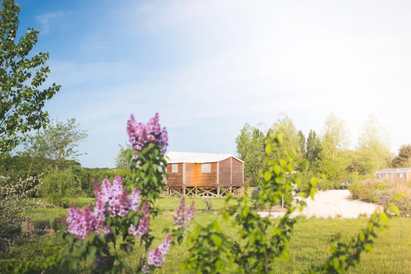 Bungalow Toilé Carrelet Sur Pilotis - 2 Chambres - Atypique Et Tout Confort - Avec Kitchenette, Douche Et Toilettes