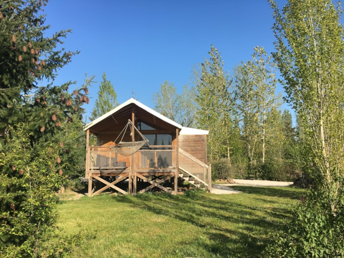 Bungalow Toilé Carrelet Sur Pilotis - 2 Chambres - Atypique Et Tout Confort - Avec Kitchenette, Douche Et Toilettes