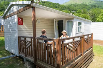 Mietunterkunft - Mobil-Home Gavarnie 2 Slaapkamers Tv Spülmaschine Halbüberdaxchte Terrasse - Sites et Paysages Pyrénévasion