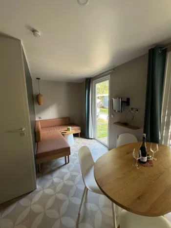 Mietunterkunft - Mobil-Home Vignemale 2 Slaapkamers Tv Spülmashine Halbüberdachte Terrasse - Sites et Paysages Pyrénévasion
