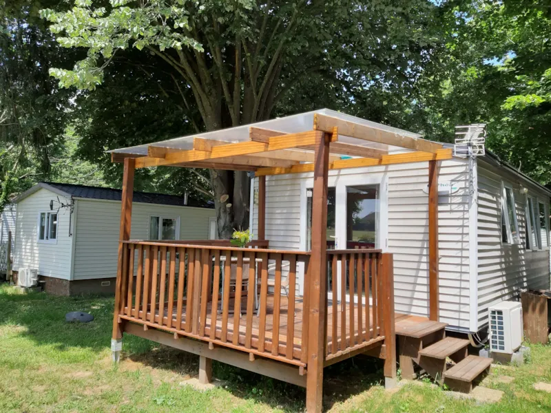 Mobil-Home Gamme Confort /2 Chambres + Terrasse + Grand Frigo Congélateur