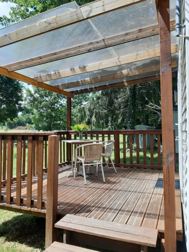 Mobil-Home Gamme Confort /2 Chambres + Terrasse + Grand Frigo Congélateur