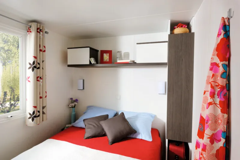 Mobil-Home Gamme Confort /2 Chambres + Terrasse + Grand Frigo Congélateur