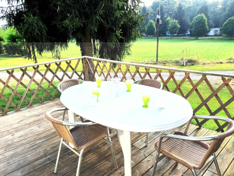 Mobilheim CONFORT PLUS- 2 Schlafzimmer + 2 Badezimmer+ Terrasse