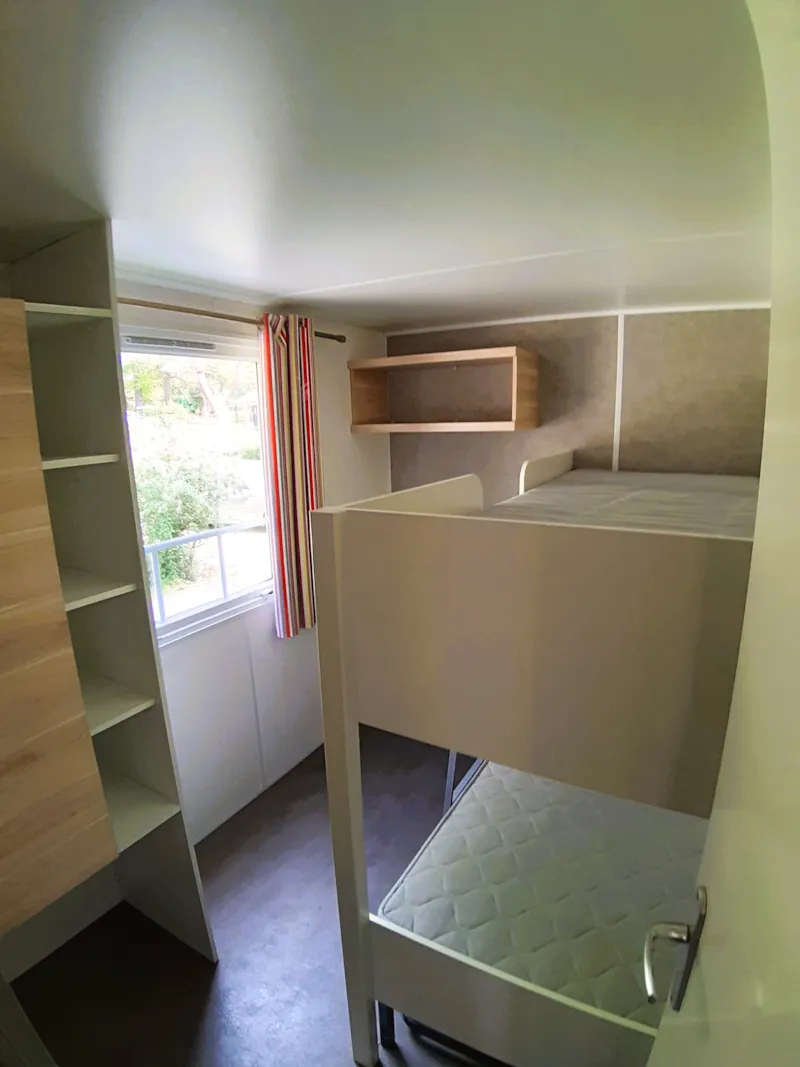 Mobile Home Family Grand Confort- 3 Chambres + 1 Mezzanine + 2 Salles De Bain+Terrasse Couverte 18M2