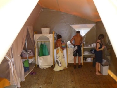 Canvas bungalow 20 m² / 2 bedrooms - without toilet blocks — 3