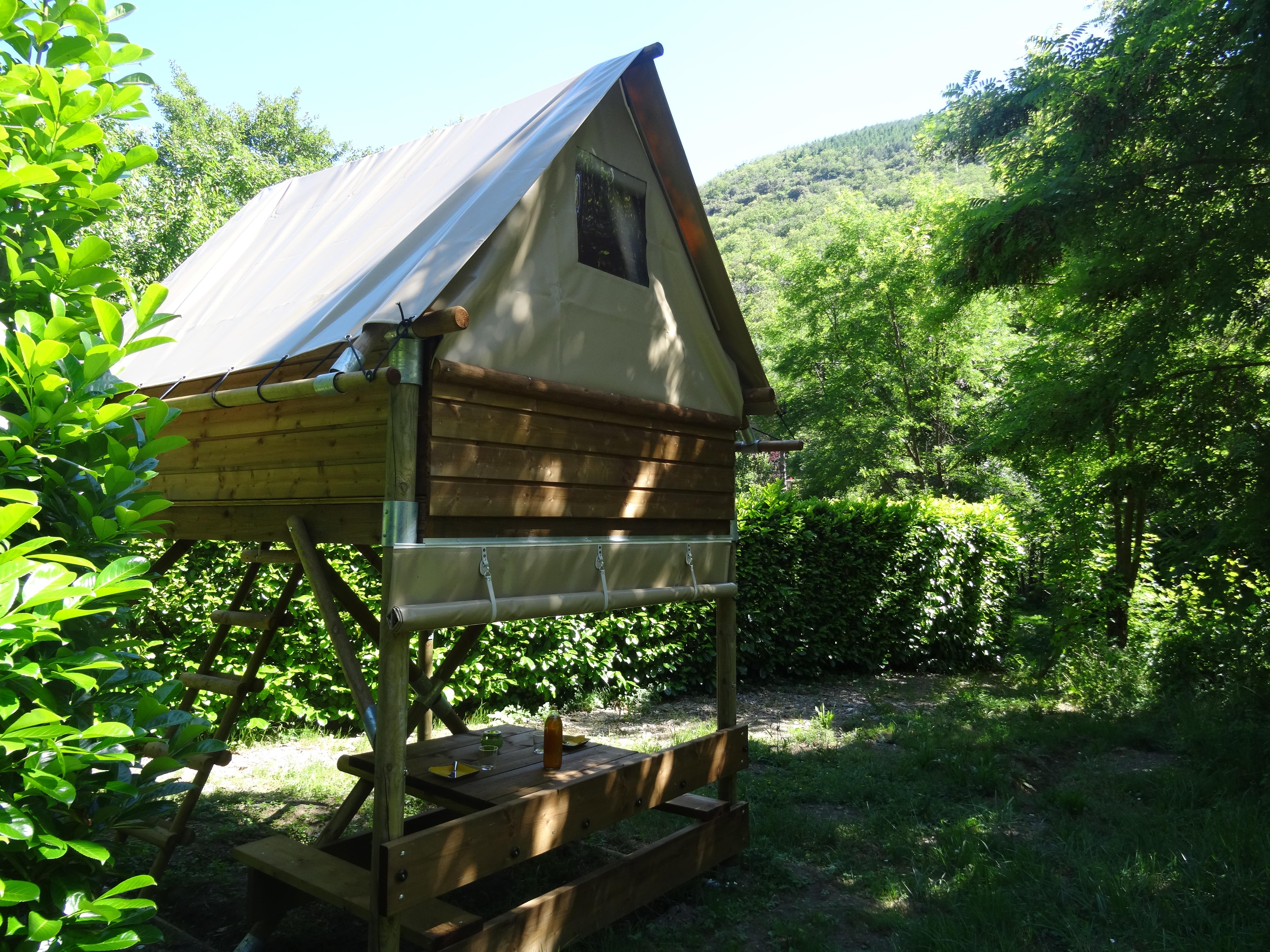 Accommodation - Cabin Bivouac - Camping Le Mouretou