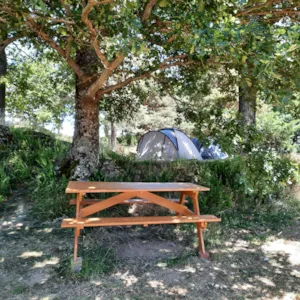 Emplacement - 20 individuele terrasvormige staanplaatsen - Camping Le Soleillant