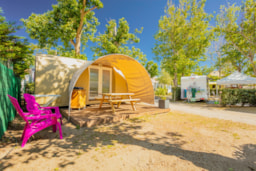 Location - Tente Aménagée Coco-Sweet, 2 Chambres, 4 Pers Max - Camping la Créole
