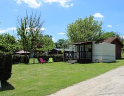 Mietunterkunft - Mobilheim Der Vintage 2 Schlafzimmer - Camping Le Casties