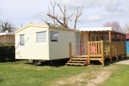 Huuraccommodatie(s) - Stacaravan Het Huis Van Herinneringen 2 Slaapkamers - Camping Le Casties