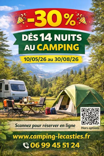 Stellplatz - Stellplatz (Wohnwagen Einfache Achse, Wohnmobil, Zelt) - Camping Le Casties