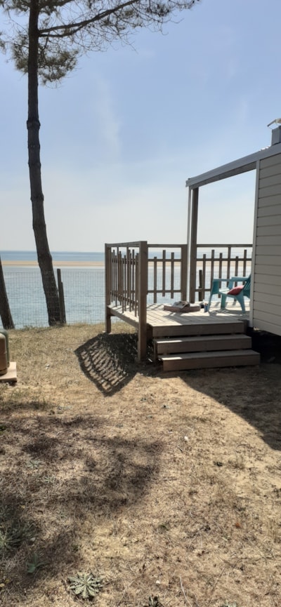 Goéland mobile home (3 bedrooms) Sea View