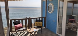 Accommodation - Goéland Mobile Home (3 Bedrooms) Sea View - Camping LES VIOLETTES