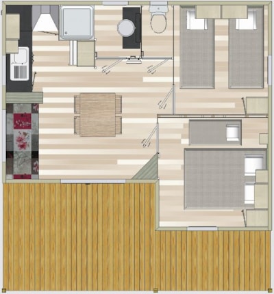 Chalet Mésange (2 bedrooms)