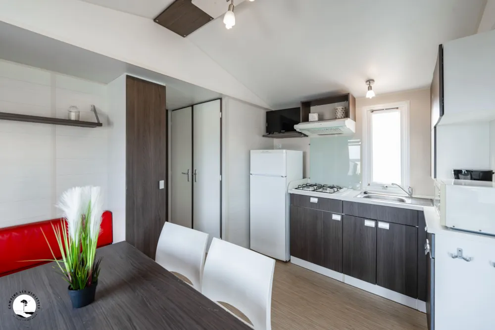 Location - Mobile-Home Mouette (2 Chambres) -  Terrasse Intégrée - Camping LES VIOLETTES