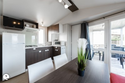Mobile home Mouette (2 bedrooms) -   sheltered terrace