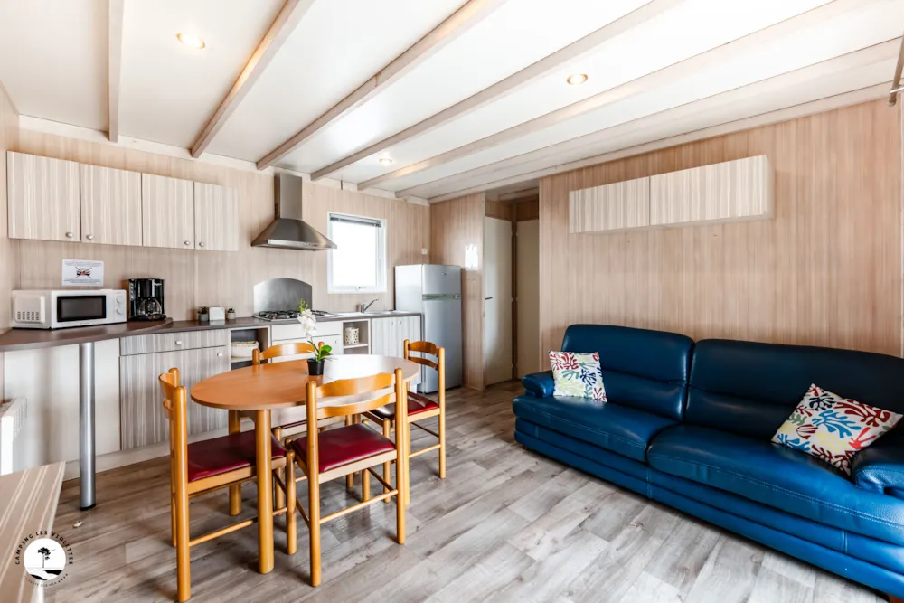 Location - Chalet Albatros (3 Chambres) - Camping LES VIOLETTES