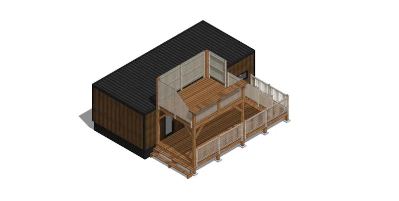 Mobile Home Hirondelle Toit Terrasse