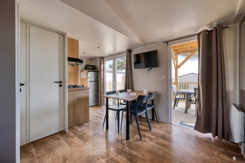 Mobile Home Hirondelle Toit Terrasse