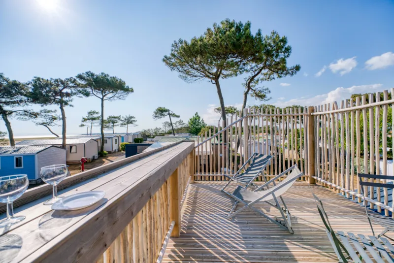 Mobile Home Hirondelle Toit Terrasse