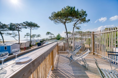 Mobile home Hirondelle toit terrasse