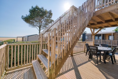 Mobile home Hirondelle toit terrasse