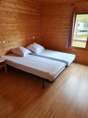 Chalet Confort 35m² 1 bedroom - air-co +TV + terrace - adapted to the people with reduced mobility