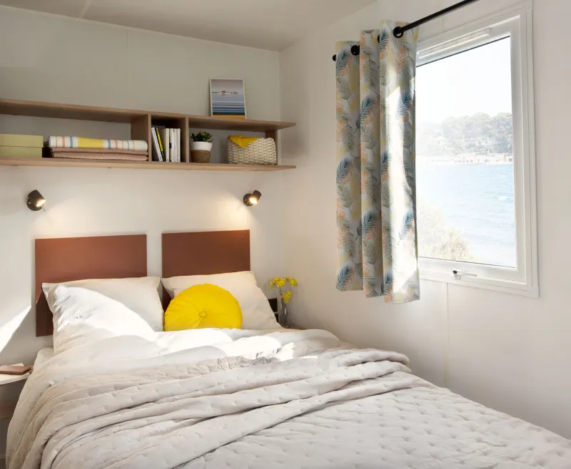 Mobil-Home Premium 35M² 3 Chambres + Climatisation + Tv + Lv – Arrivée Dimanche