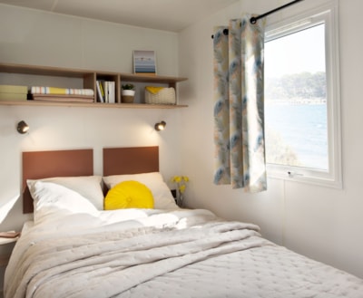 Mobile-home Premium 35m² 3 bedrooms + air-conditioning + TV + Dishwasher