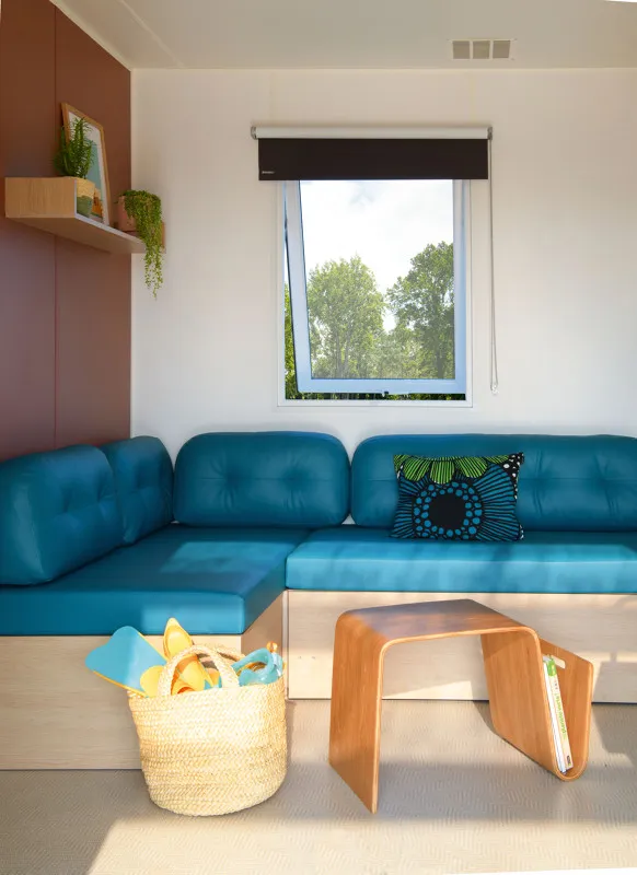 Mobil-Home Premium 35M² 3 Chambres + Climatisation + Tv + Lv – Arrivée Dimanche