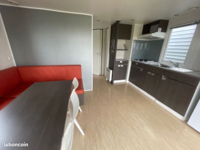 Mobile-home Standard 28m² 2 bedrooms - air-conditioning + TV + terrace