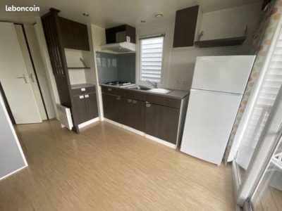 Mobile-home Standard 28m² 2 bedrooms - air-conditioning + TV + terrace