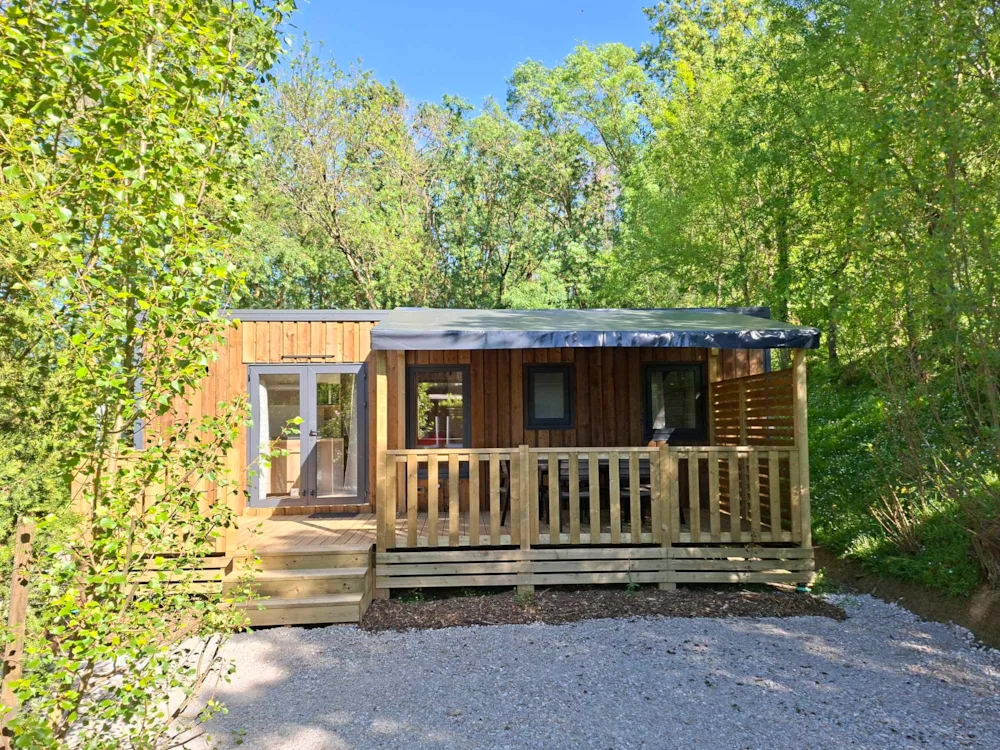 Location - Mobil-Home Riviera Confort 32M² - 3 Chambres + Terrasse + Tv + Climatisation – Arrivée Dimanche - Flower Camping Du Lac De Thésauque