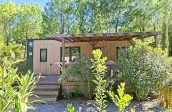 Mietunterkunft - Home Flower Premium 32M² 3 Schlafzimmer + Terrasse + Spüllmachine + Tv + Klimaanlage - Flower Camping Du Lac De Thésauque