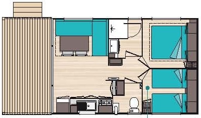Cottage Ophéa with aircon