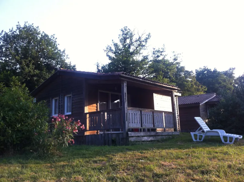 Chalet Forester En Bois Avec Terrasse - 30M² - Climatisation