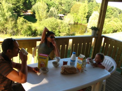 Wooden Chalet 30m² -  adapted to the people with reduced mobility