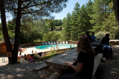 Chalet Forester in wood with terrace - 30m² - aircon