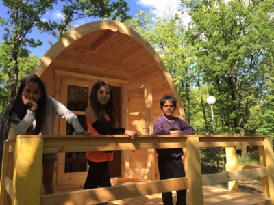 Wooden cabin